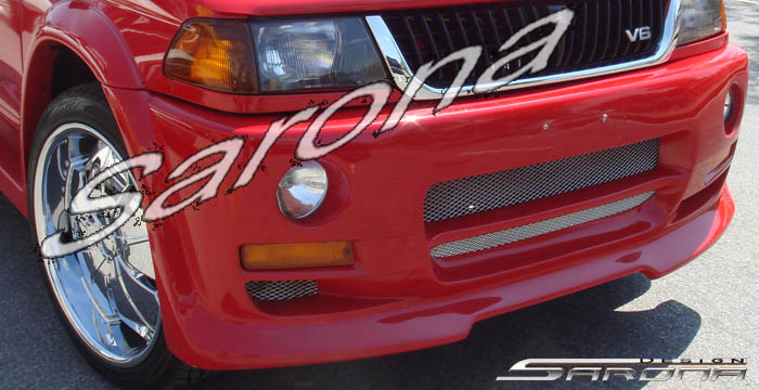 Custom Mitsubishi Montero Sport  SUV/SAV/Crossover Front Bumper (2000 - 2003) - $490.00 (Part #MS-005-FB)